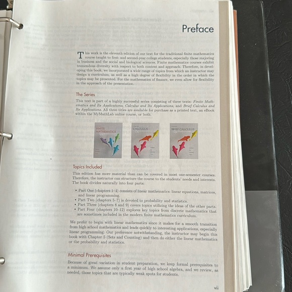 Book,🎃PRICE DROP🎃Finite Mathematics, Used - Picture 12 of 13